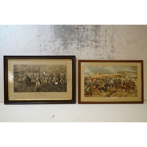 385 - Two Framed And Glazed Military Prints To Include 