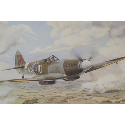 388 - A Group Of Three Royal Air Force / RAF Related Framed And Glazed Prints To Include Southbound By Pau... 