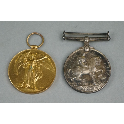 227 - A British Full Size World War One Medal Pair To Include The Great War Of Civilisation Victory Medal ... 