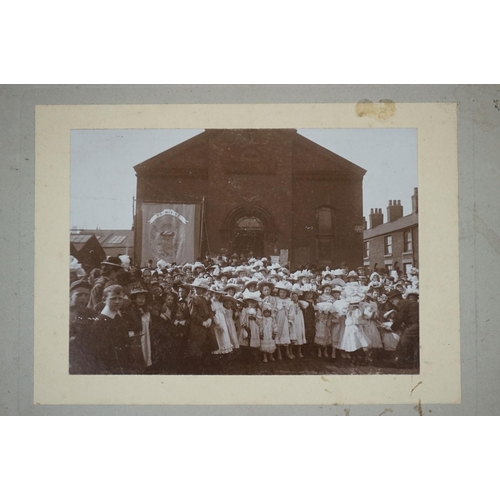 233 - A World War One Era Card Mounted Photograph Of Private John Thomas Knowles Of The Derbyshire Imperia... 