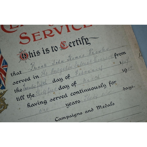 233 - A World War One Era Card Mounted Photograph Of Private John Thomas Knowles Of The Derbyshire Imperia... 