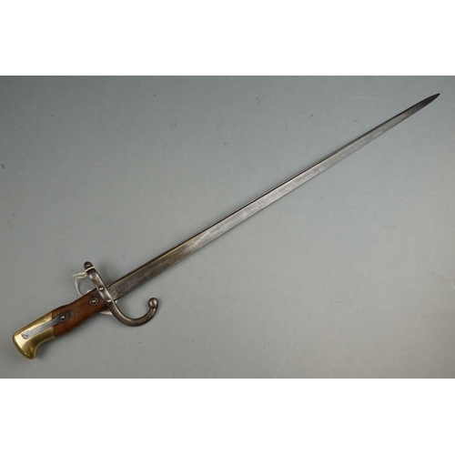 287 - A French Military MLE. 1876 Pattern Gras Bayonet.