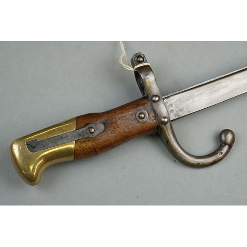 287 - A French Military MLE. 1876 Pattern Gras Bayonet.