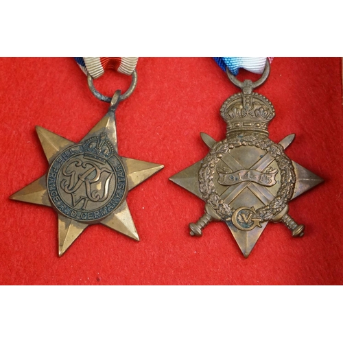 300 - A British Military Full Size World War One 1914-1915 Star Medal Correctly Named And Issued To No.307... 