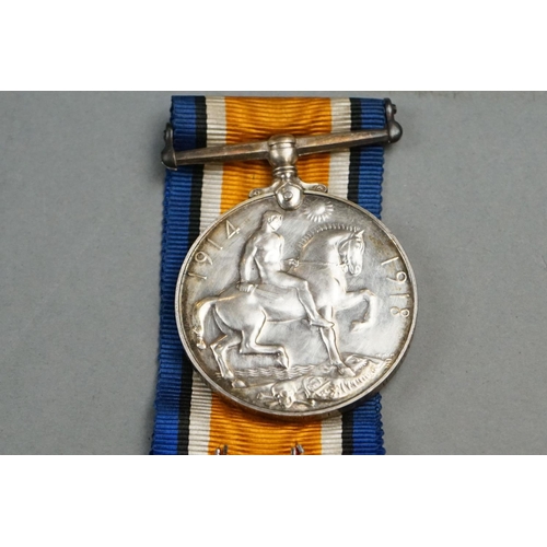 304 - A British Military Full Size World War One 1914-1918 British War Medal Correctly Named And Issued To... 