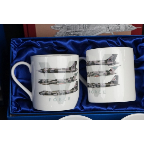 320 - A Group Of Military Collectables Relating To The Avro Vulcan XH558 To Include Mugs, Tumblers, Teddy ... 