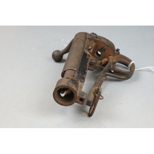 397 - An Antique Relic Condition Bolt Action Gun Mechanism. PLEASE NOTE A RELEVANT FIREARMS CERTIFICATE IS... 