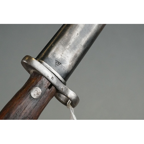 401 - A Yugoslavian Model 1924 K98 Mauser Bayonet With Scabbard.