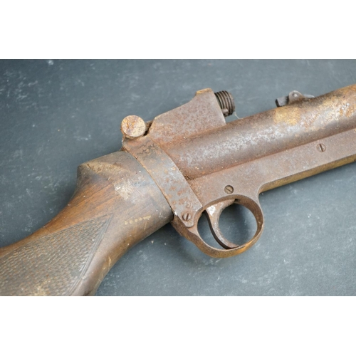 407 - Two Vintage Decorative Non Firing Muzzle Loading Flint Lock Pistols (A/F), Together With A Relic Con... 