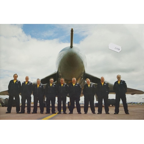 412 - A Collection Of Seven Framed And Glazed Pictures Of The Royal Air Force Vulcan Bomber, To Include Si... 