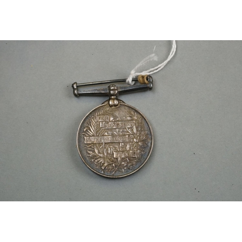 413 - A Full Size British King George V Military Long Service In The Volunteer Force Medal, Engraved To Ri... 