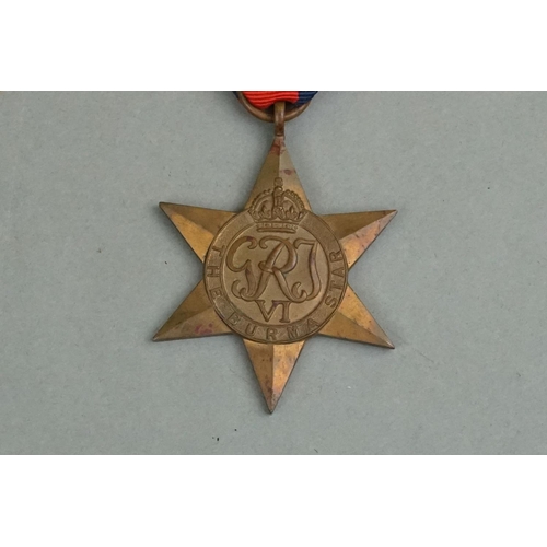 299 - A British Military Full Size World War Two Burma Star Medal Complete With Correct And Original Ribbo... 