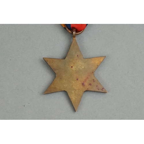 299 - A British Military Full Size World War Two Burma Star Medal Complete With Correct And Original Ribbo... 