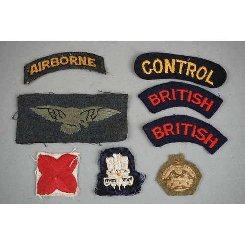 367 - A Collection Of Mainly British Military Cloth Badges To include The Royal Air Force, British Army Re... 