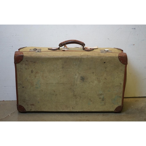 406 - A Vintage British Military Demobilisation Suit Case, Dated 1963 And Marked With The British Broad Ar... 