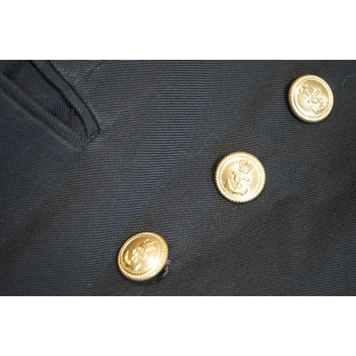 419 - A British Royal Navy Regimental Jacket Complete With Naval Buttons And Cuffs.