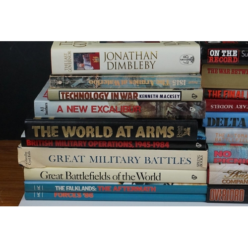 425 - A Collection Of Approx Twenty Military Reference Books To Include The Re-Conquest Of Burma 1943-1945... 