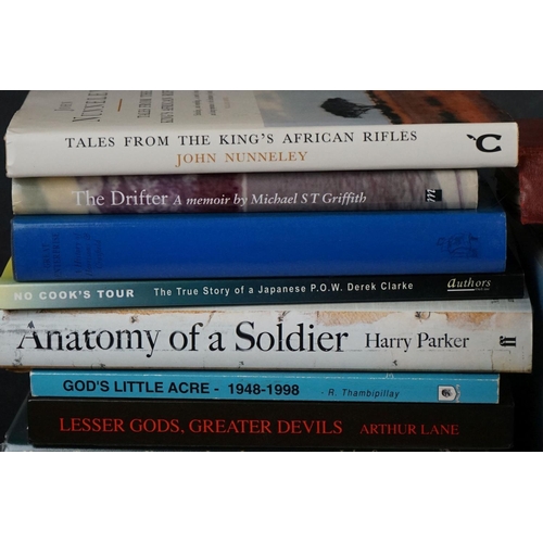 426 - A Collection Of Approx Twenty Military Reference Books To Include Tales From The King's African Rifl... 