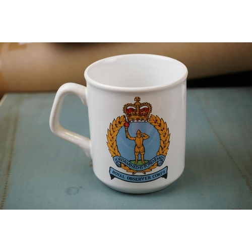 427 - A Collection Of Military Collectables Relating To The Royal Air Force And The Royal Observer Corps T... 