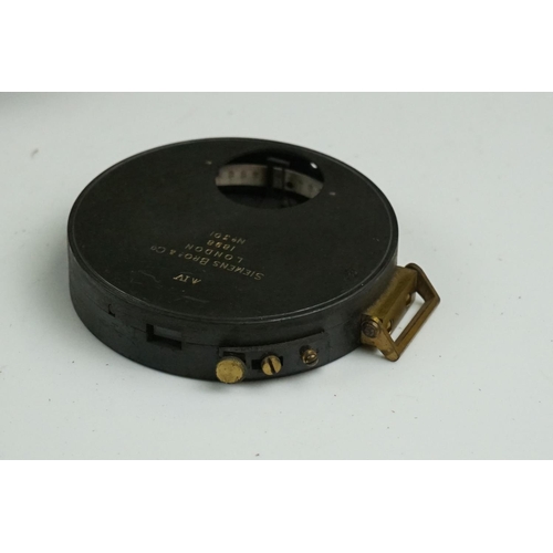 435 - A British Military Issued MK.IV Pocket Clinometer By Siemens Bros & Co Of London, No.301, Dated 1898... 