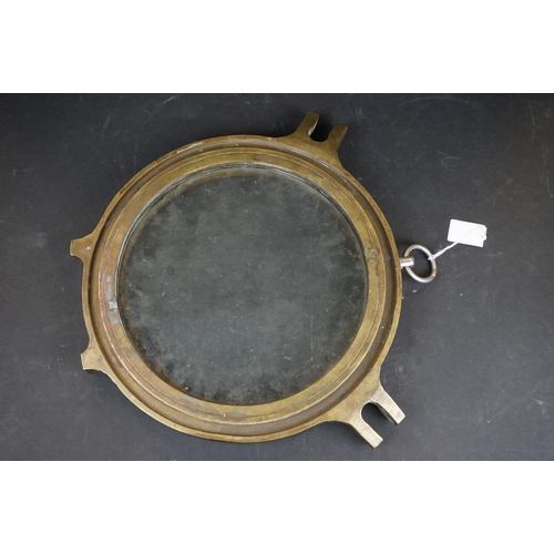 439 - A World War One Era Naval Bronze Ships Porthole.