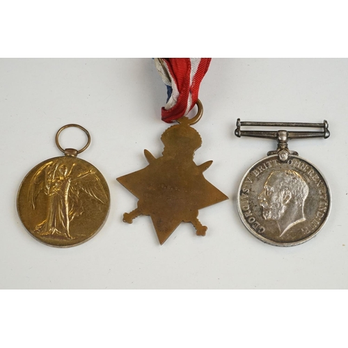 7A - A British Full Size World War One Officers Medal Trio To Include The Great War Of Civilisation Victo... 