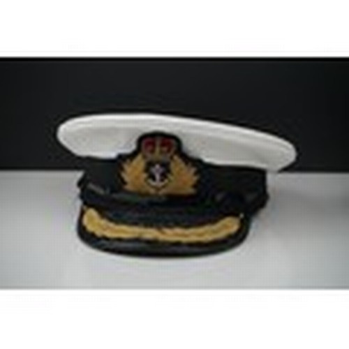 394 - A Collection Of Four Cold War Era Royal Navy Caps To Include Commander, Junior Officer, Female Junio... 