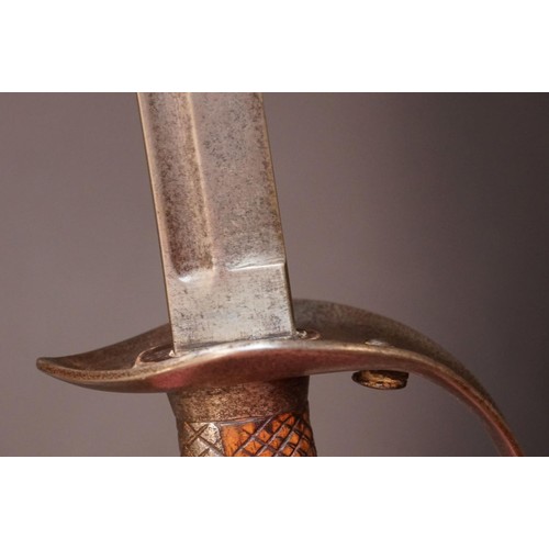 93A - A World War Two Japanese Officers Sword With Fullered Blade, Character Marks To Blade, Blade Length ... 