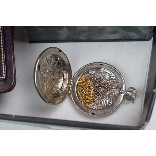 297 - A collection of watches to include Rotary and Timex examples together with a travel clock