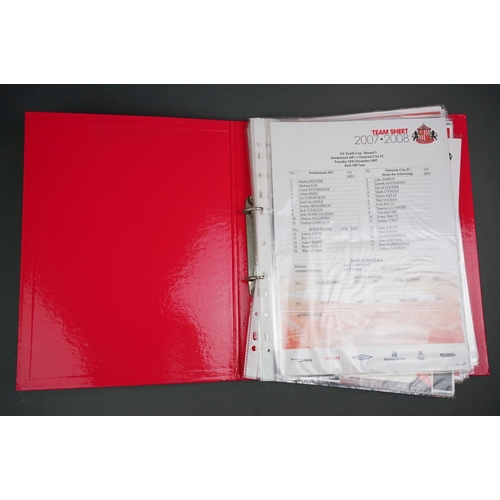 324 - Football - FA Youth Cup 2007-11, a binder containing approx. 45 programmes, mostly single sheets, so... 