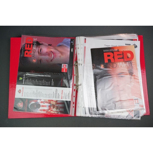 324 - Football - FA Youth Cup 2007-11, a binder containing approx. 45 programmes, mostly single sheets, so... 