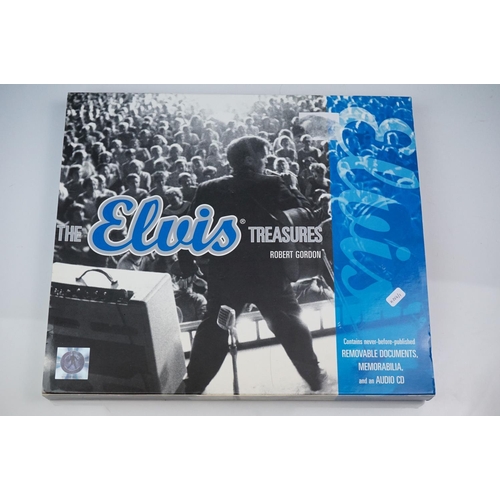 333 - Elvis Presley memorabilia, to include Elvis Treasures, vintage jigsaw, Fruits Of The Loom Elvis T sh... 