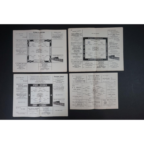 253 - Non League Football - 16 Bath City home programmes featuring FAC, Testimonials and League from 1950s... 