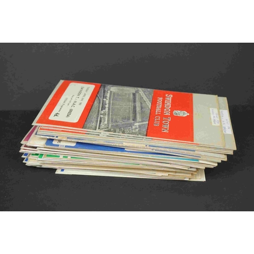 316 - Around 80 1960s football programmes featuring various clubs and competitions