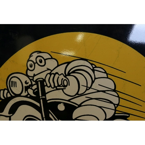30 - A reproduction Michelin motorcycle tyre's enamel sign.