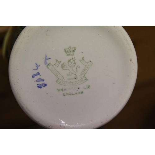 36 - Early 20th century Staffordshire Wilkinson's Pottery Wash Set decorated with Silhouetted Figures in ... 
