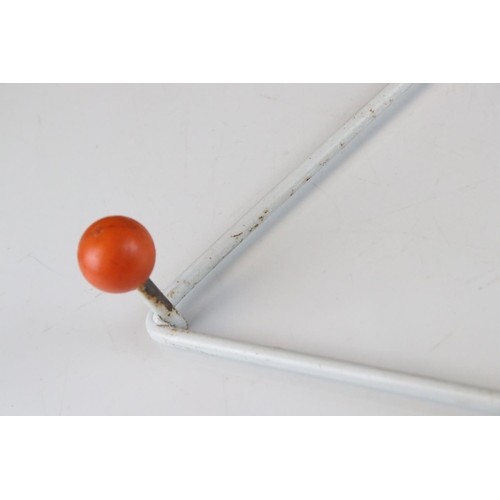 41 - Mid century Retro Sputnik Atomic ' W ' shaped Coat Hooks, 48cms long