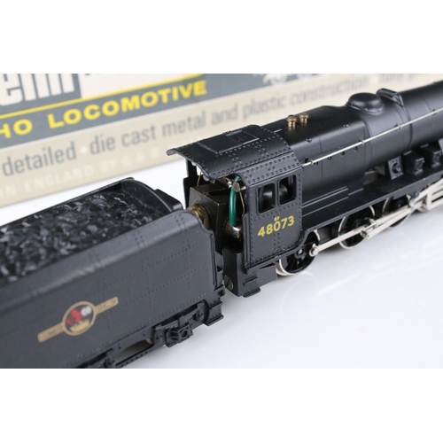 106 - Boxed Wrenn OO gauge W2224 2-8-0 Freight BR locomotive, excellent with original papers in excellent ... 