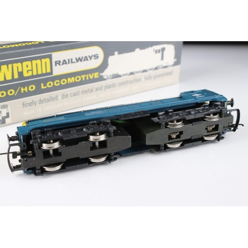 108 - Boxed Wrenn OO gauge W2230 Bo Bo Diesel Electric Blue BR locomotive, excellent with original papers ... 