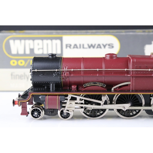 109 - Boxed Wrenn OO gauge W2260 Royal Scot LMS maroon locomotive, excellent with original papers in excel... 