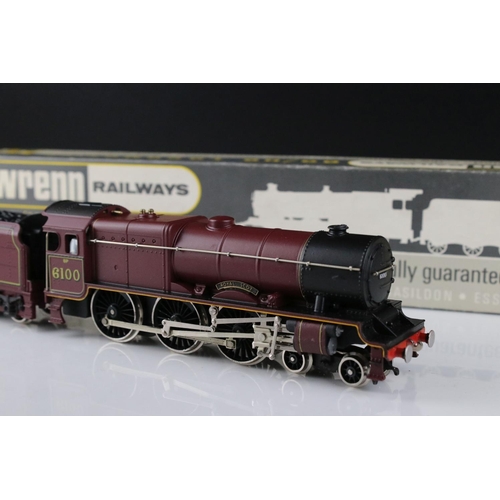 109 - Boxed Wrenn OO gauge W2260 Royal Scot LMS maroon locomotive, excellent with original papers in excel... 