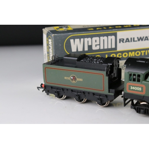 110 - Boxed Wrenn OO gauge W2235 4-6-2 Barnstaple BR locomotive, excellent with original papers in excelle... 