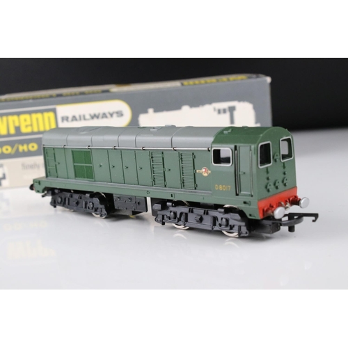 111 - Boxed Wrenn OO gauge W2230 Bo Bo Diesel Electric green BR, excellent with original papers in excelle... 