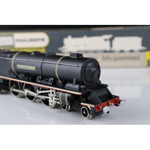 113 - Boxed Wrenn OO gauge W2241 4-6-2 Duchess of Hamilton locomotive, black LMS, excellent with original ... 