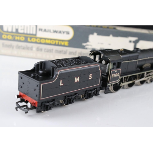 117 - Boxed Wrenn OO gauge W2261 Royal Scot Black Queen Victoria's Rifleman locomotive, excellent with ori... 