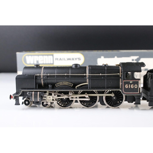 117 - Boxed Wrenn OO gauge W2261 Royal Scot Black Queen Victoria's Rifleman locomotive, excellent with ori... 