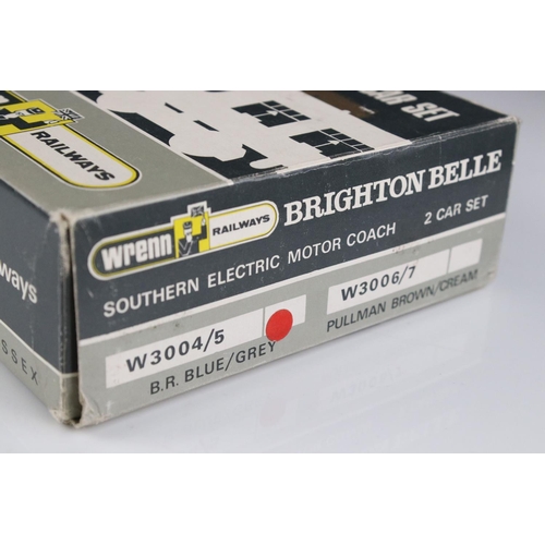 118 - Boxed Wrenn OO gauge The Brighton Belle Southern Electric Pullman Motor Coach 2 Car Set (W3004/5)