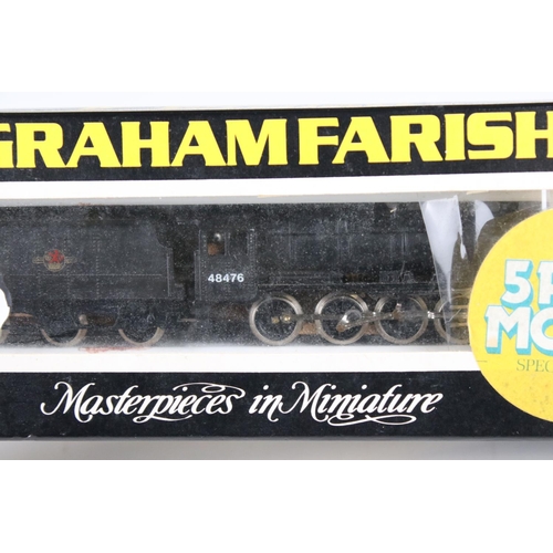 124 - Boxed Graham Farish N gauge 1905 Class 8F BR 5 Pole Motor locomotive plus a Grafar GWR Cranmore Hall... 