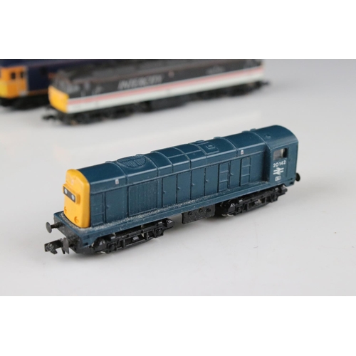 125 - Nine N gauge locomotives to include Dapol GB Railfreight, Grafar Load Haul, Grafar Clun Castle, Dapo... 