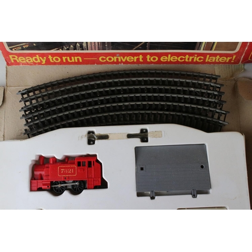 139 - Boxed Hornby OO gauge R332 High Speed Train Pack plus a boxed Hornby Clockwork Train Set with locomo... 